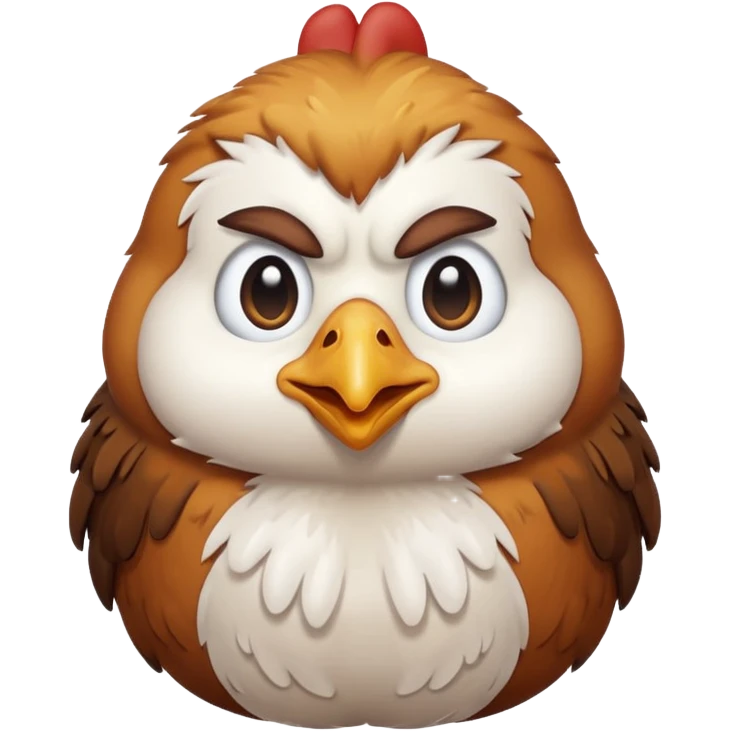 chicken crying emoji