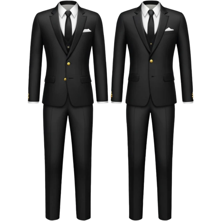 black shihakusho outfit emoji