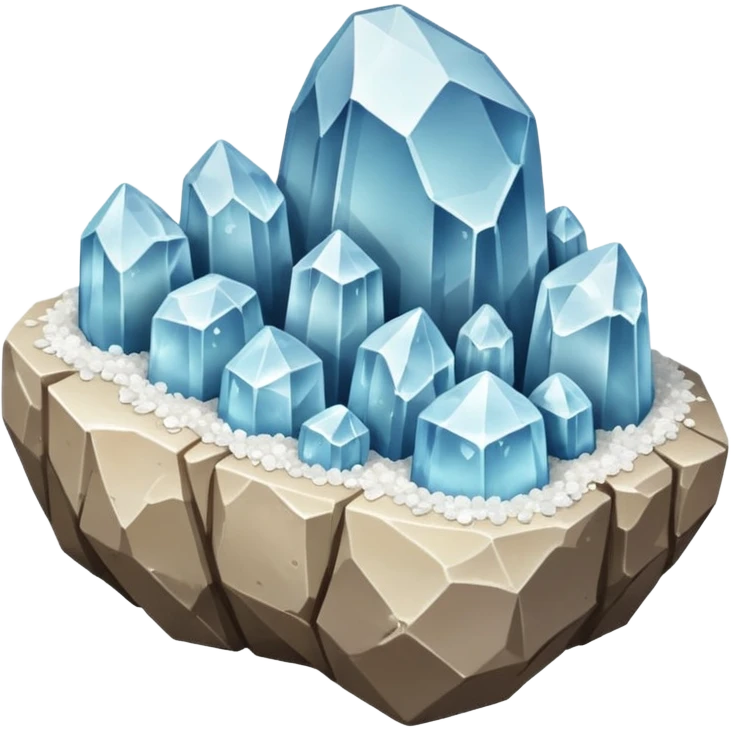 Salt rock emoji