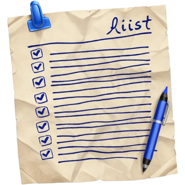purchase list emoji