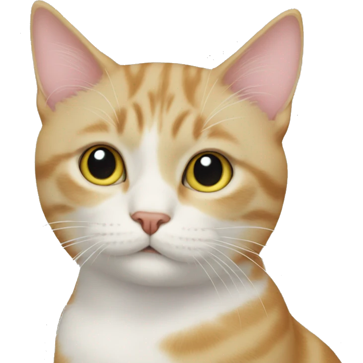cat under tqble emoji