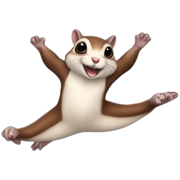 Acrobat flying squirrels  emoji