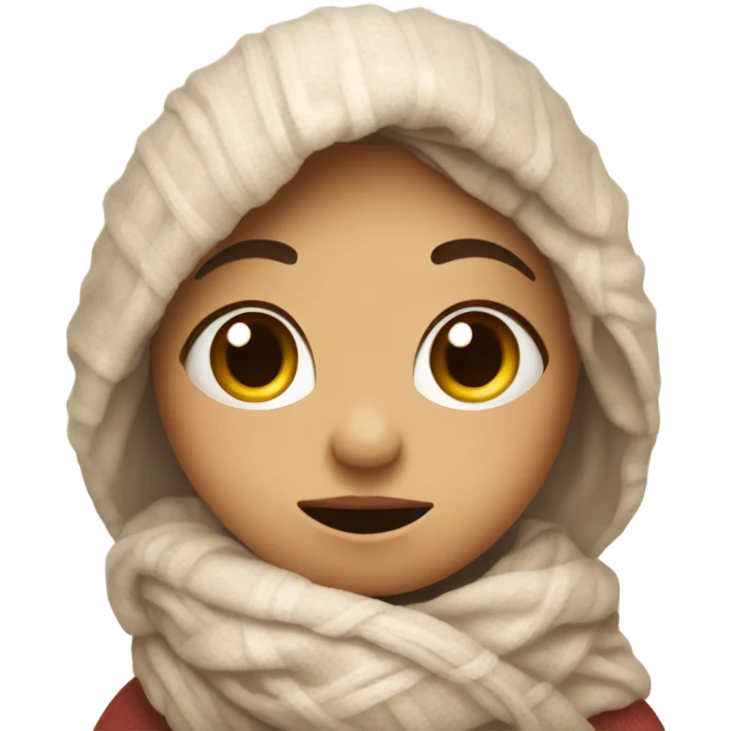 Princess with a cold emoji