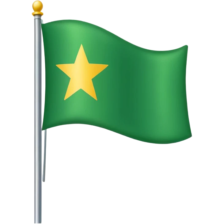 Green flag emoji