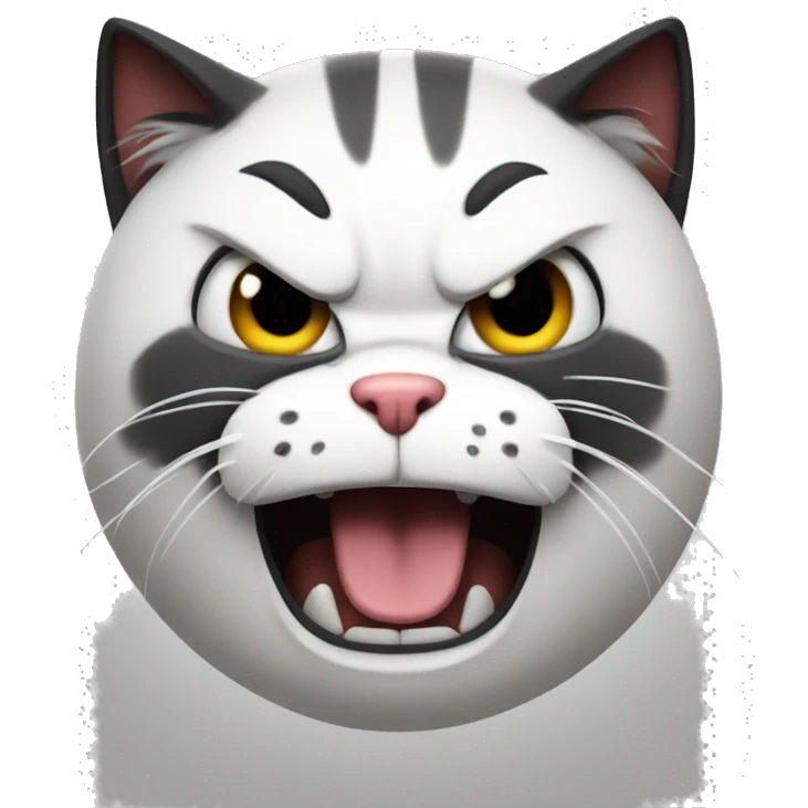 Angry cat  emoji