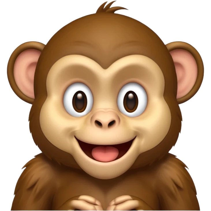 Goofy looking monkey  emoji