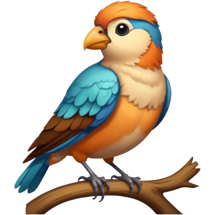 artist bird emoji