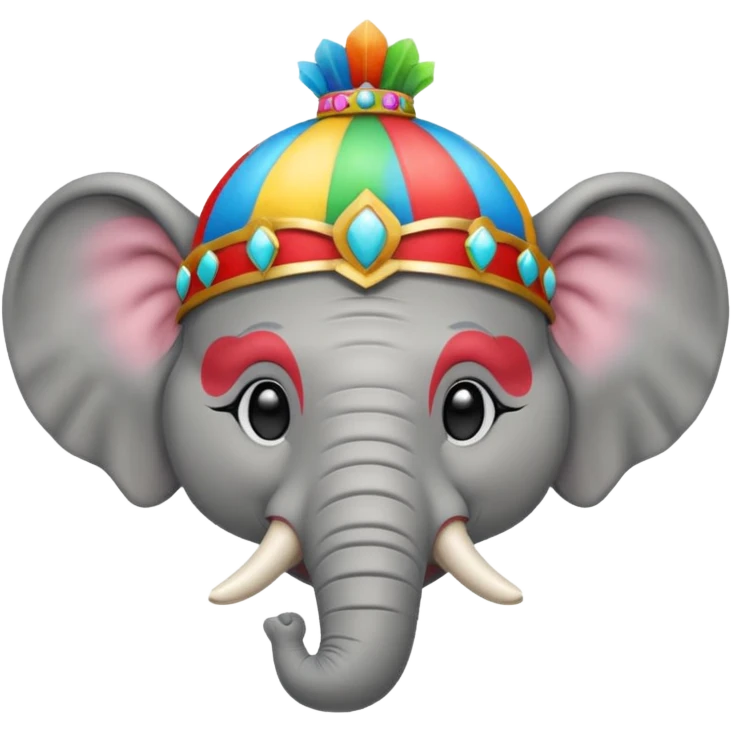A circus elephant emoji