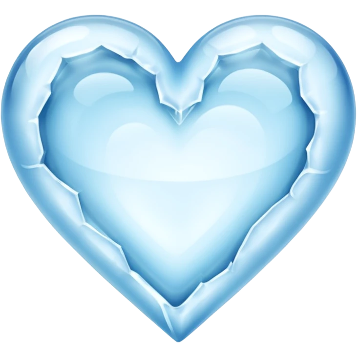 Corazón d hielo emoji
