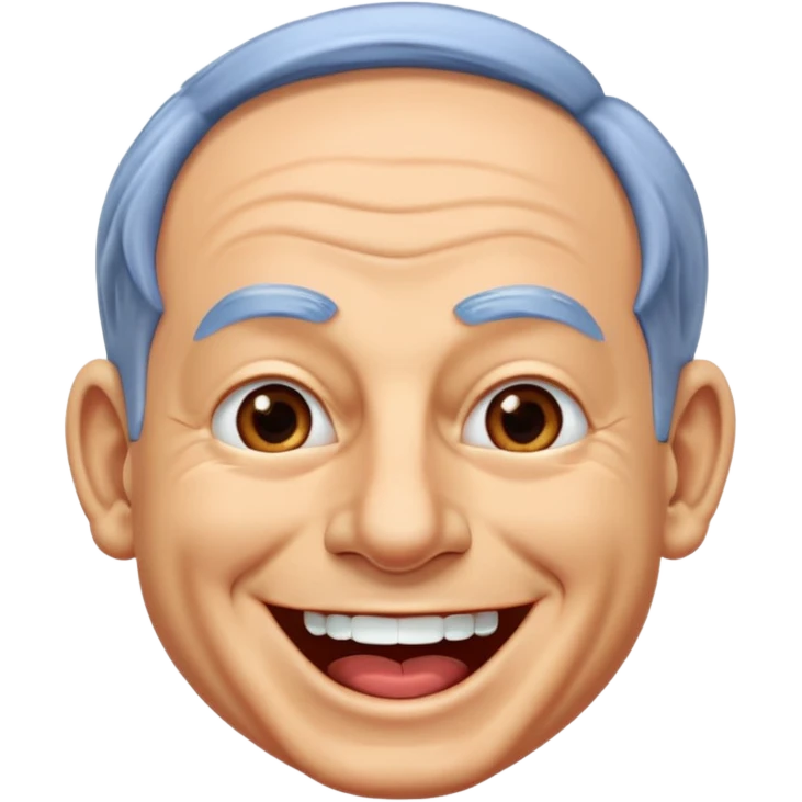 Benjamin Netanyahu laughs emoji