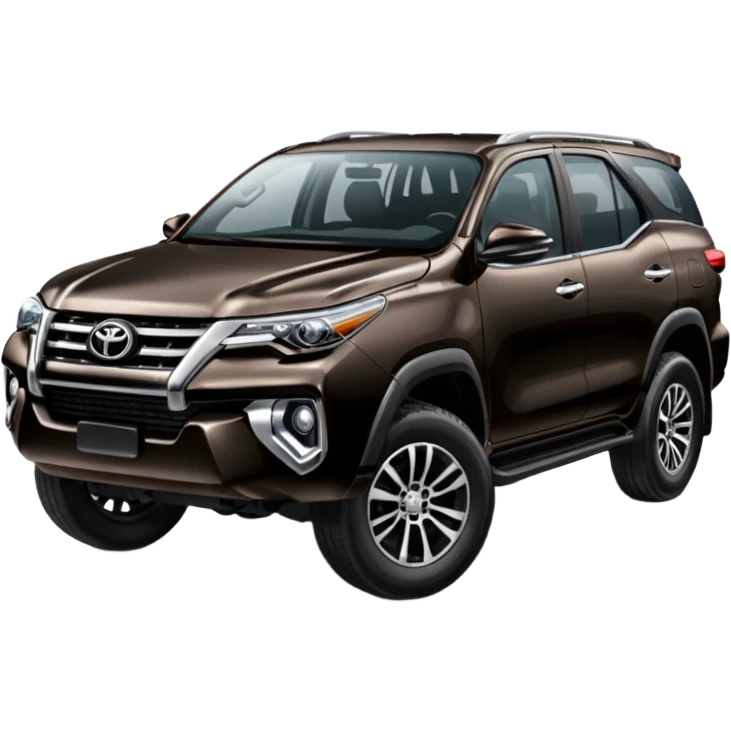 Black Toyota fortuner  emoji