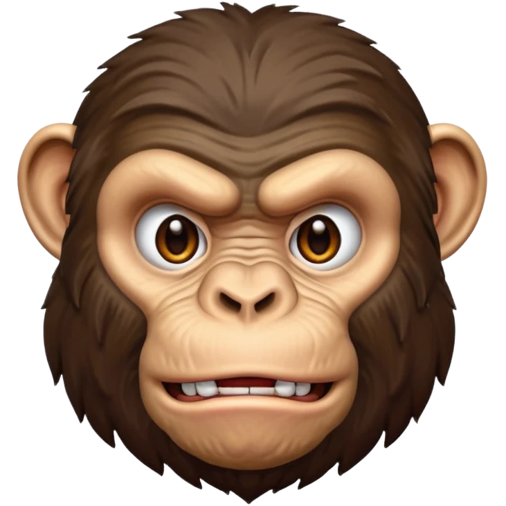angry chimp emoji