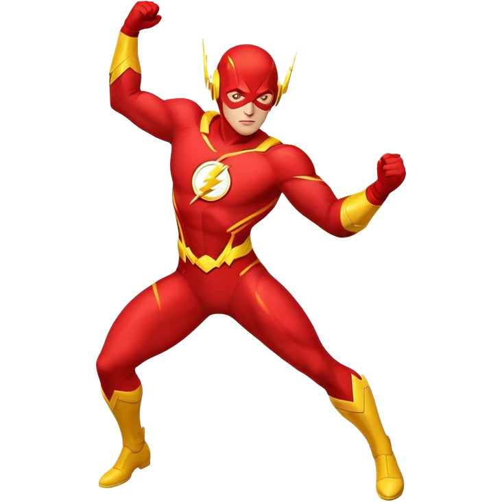 classic Flash superhero emoji