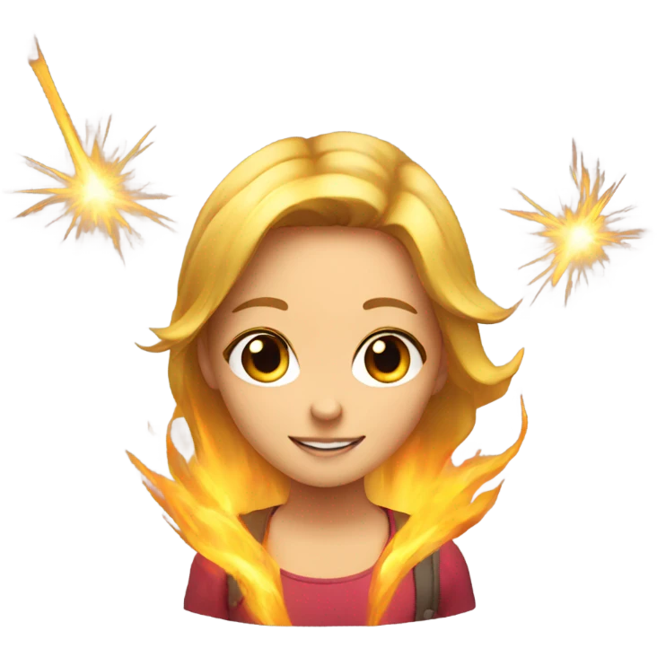 spark and girl emoji