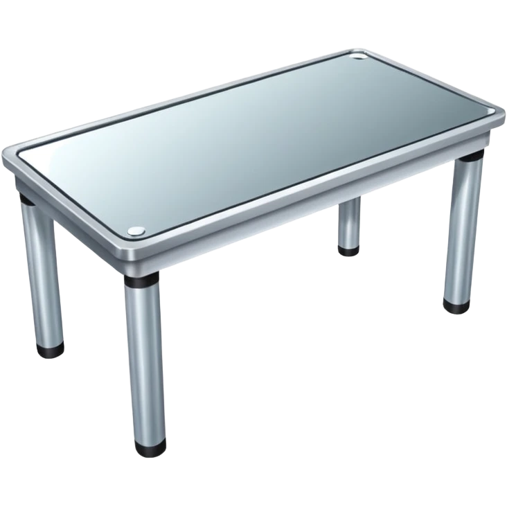 table with mirror emoji