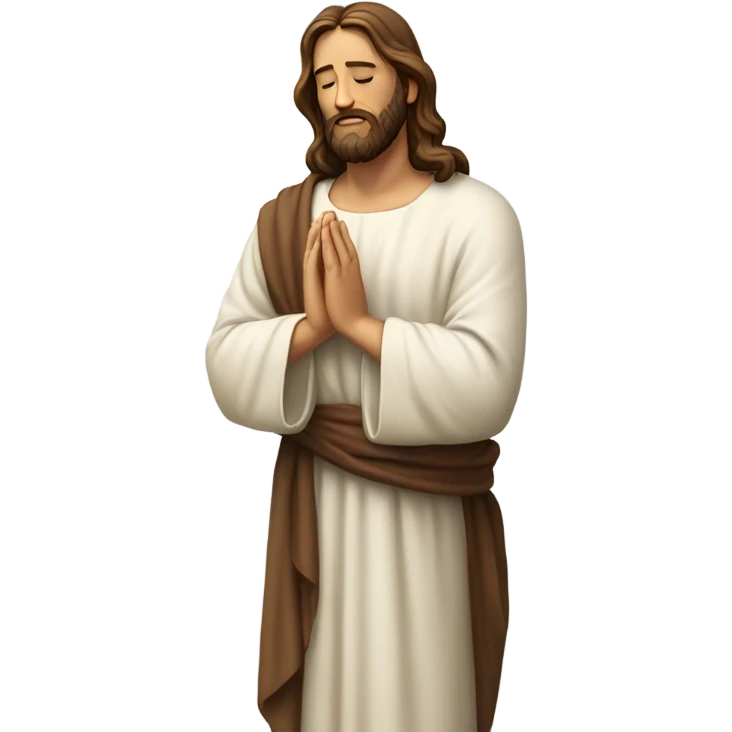 jesus christ pray emoji