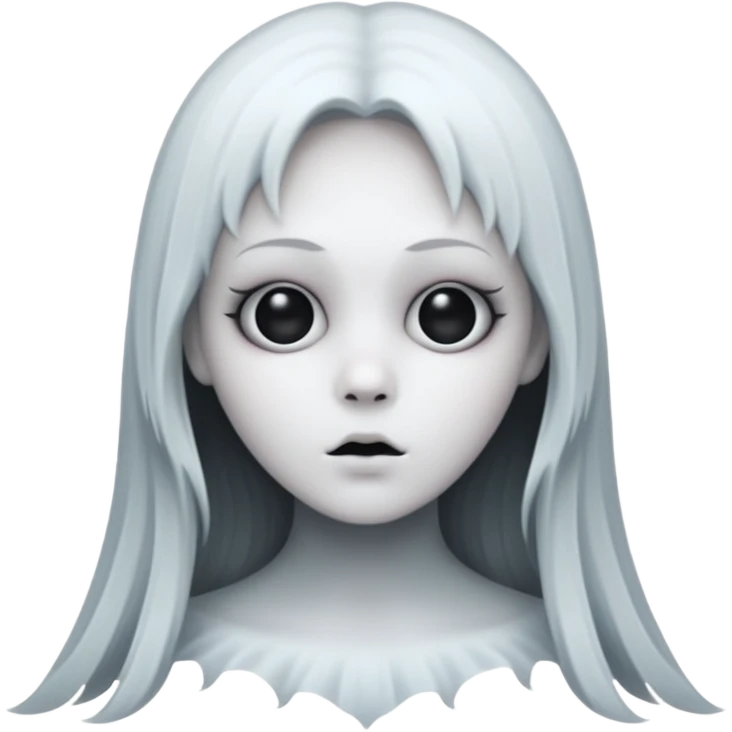 Gothic style ghost emoji