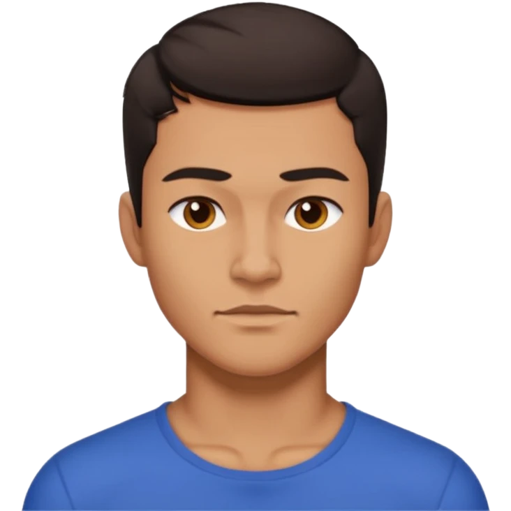 Cool Guy only neck emoji