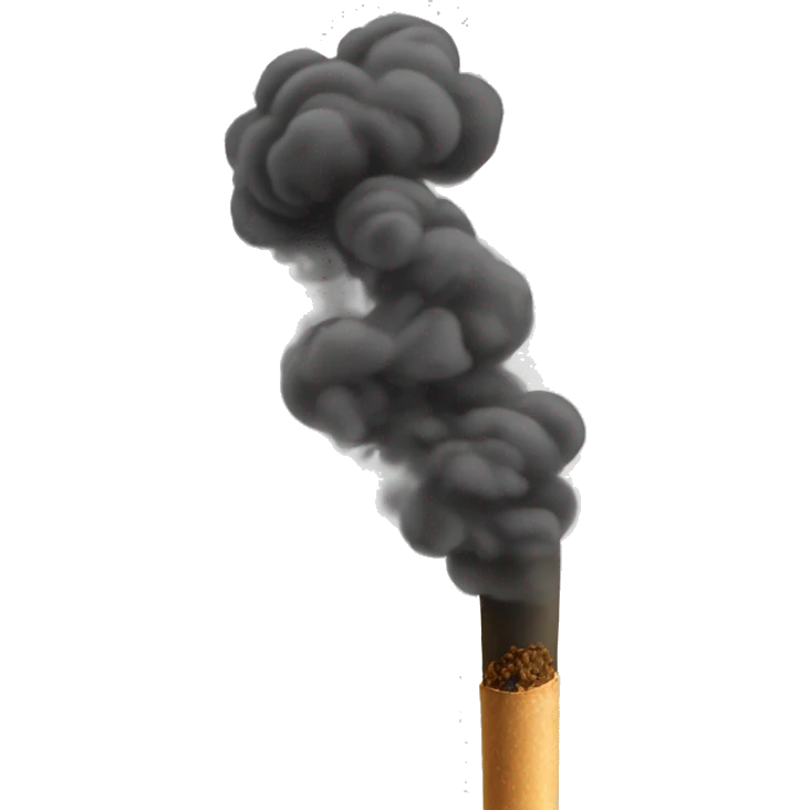 Incense stick smoke emoji