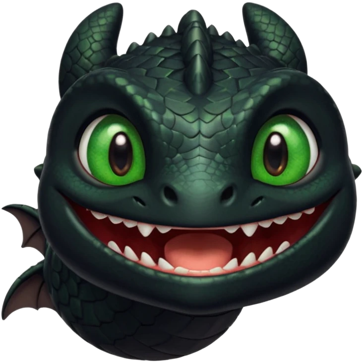 How to train your dragon toothless emoji