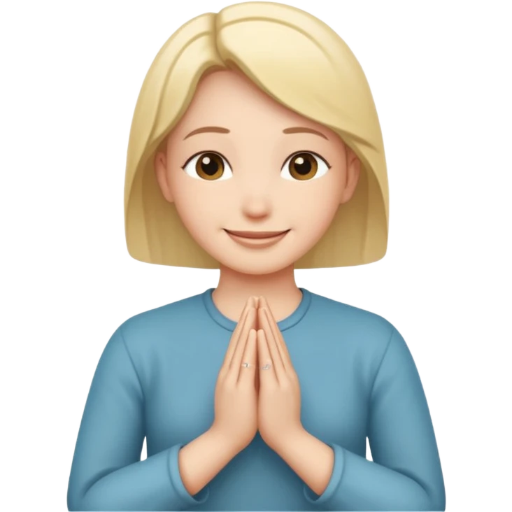 😏 + 🙏 emoji