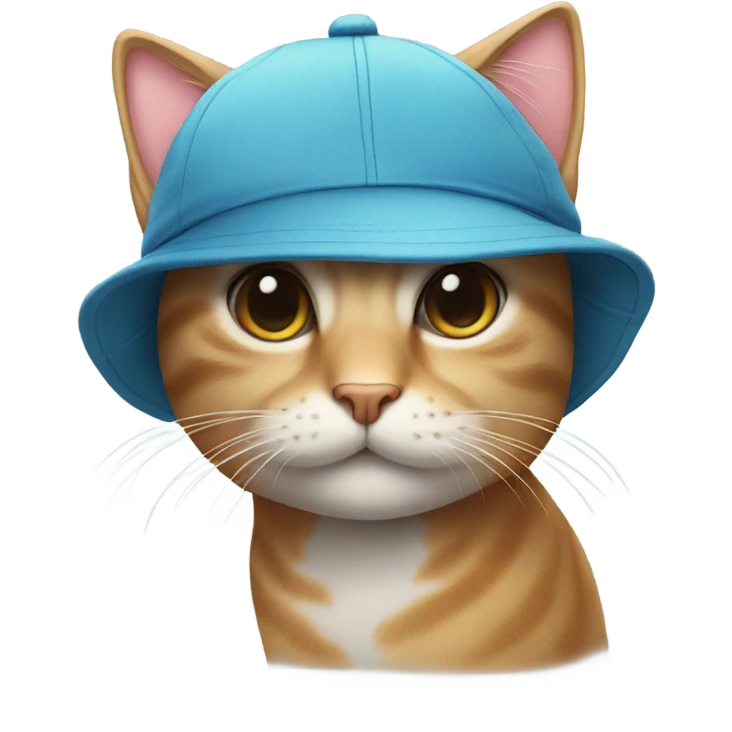 Cat with cap emoji