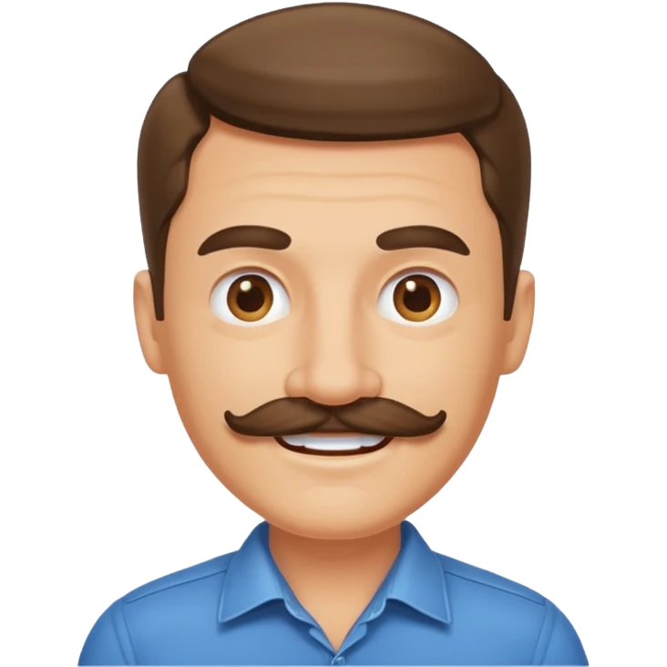 white man mustache emoji