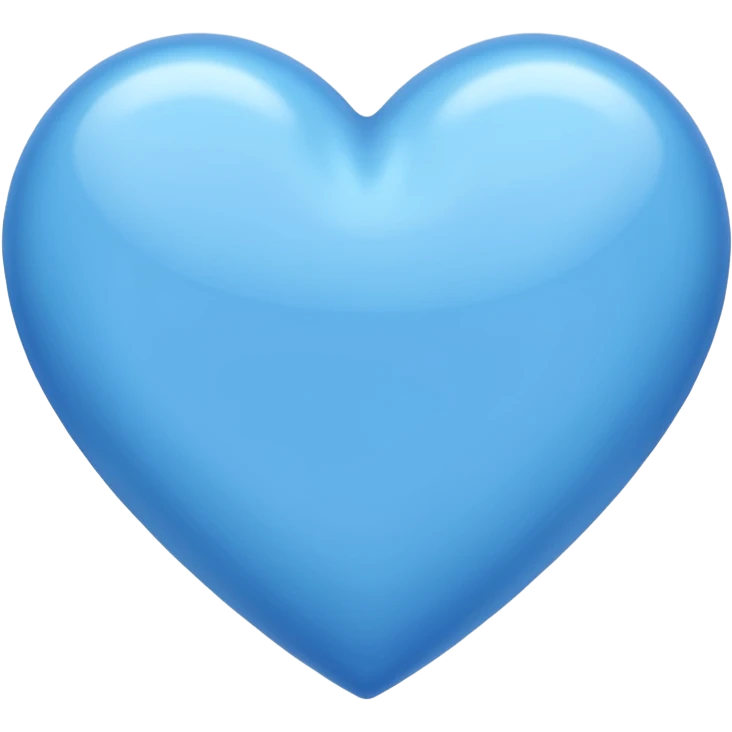 Blue heart emoji