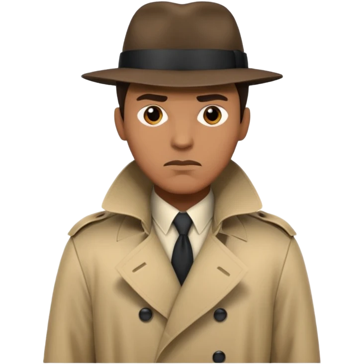 a detective emoji