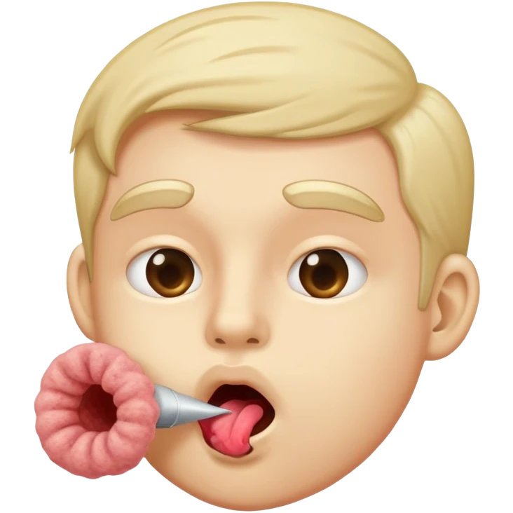 Tongue Licking Lint emoji