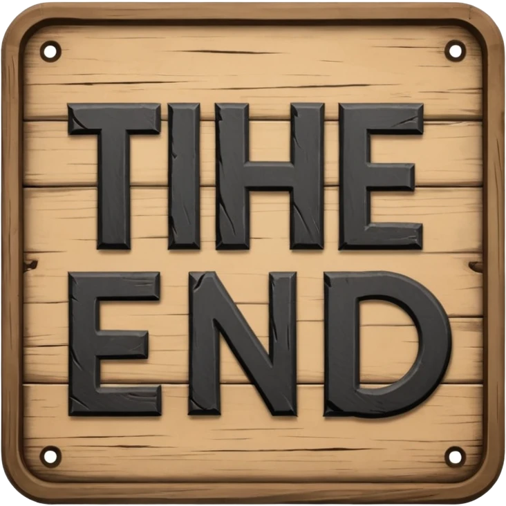THE END emoji