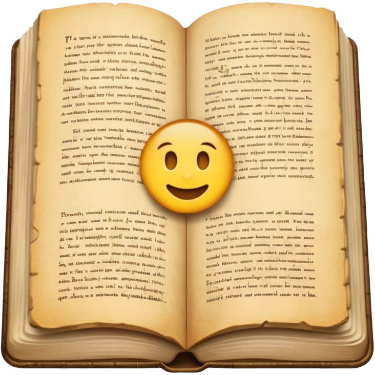 opened book emoji