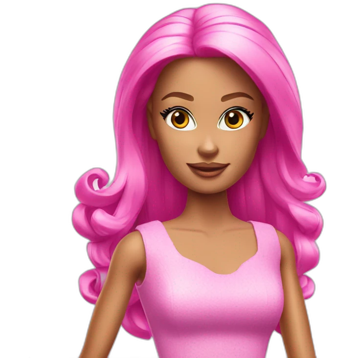 Weird Barbie emoji
