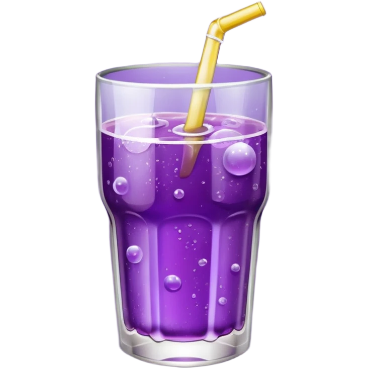 Make a grape soda emoji