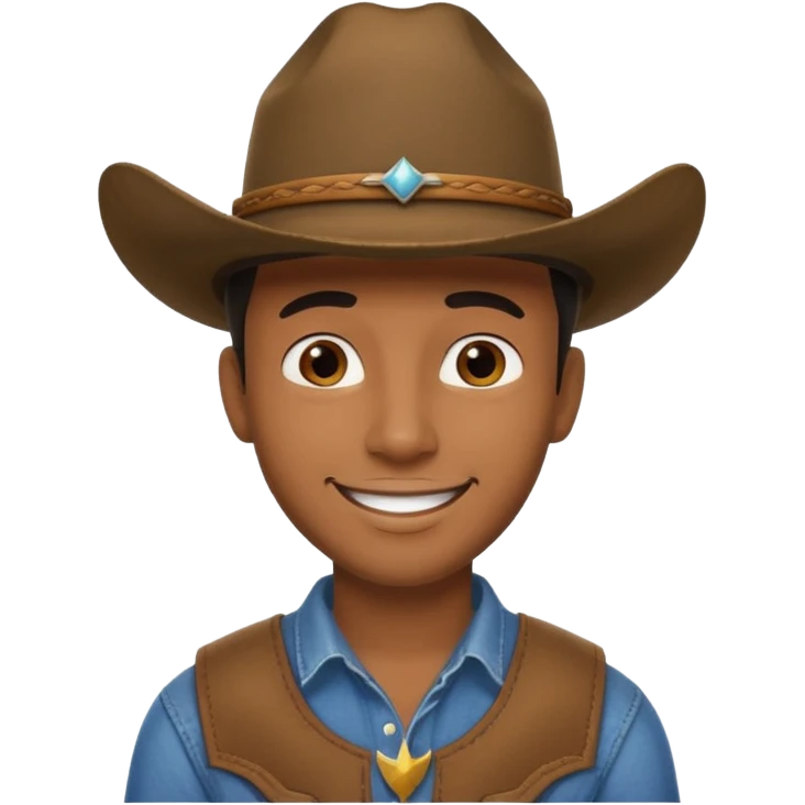 covboy black man emoji