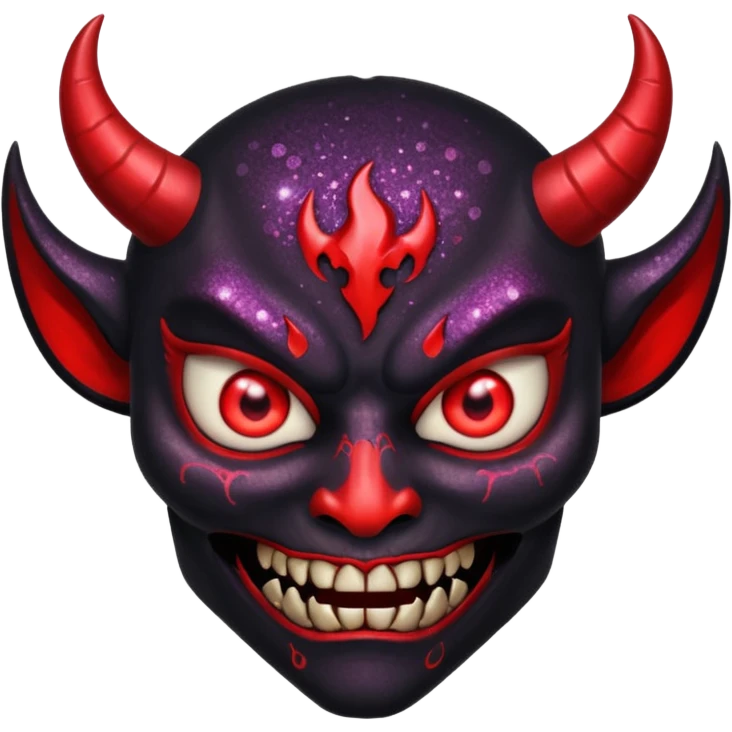 glitter fallen demon evil emoji