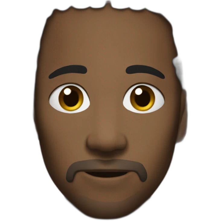 black man-dread locks- Compound arc emoji