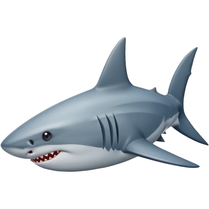 A shark fin emoji