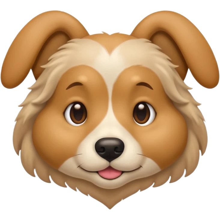 dog face inside a heart emoji