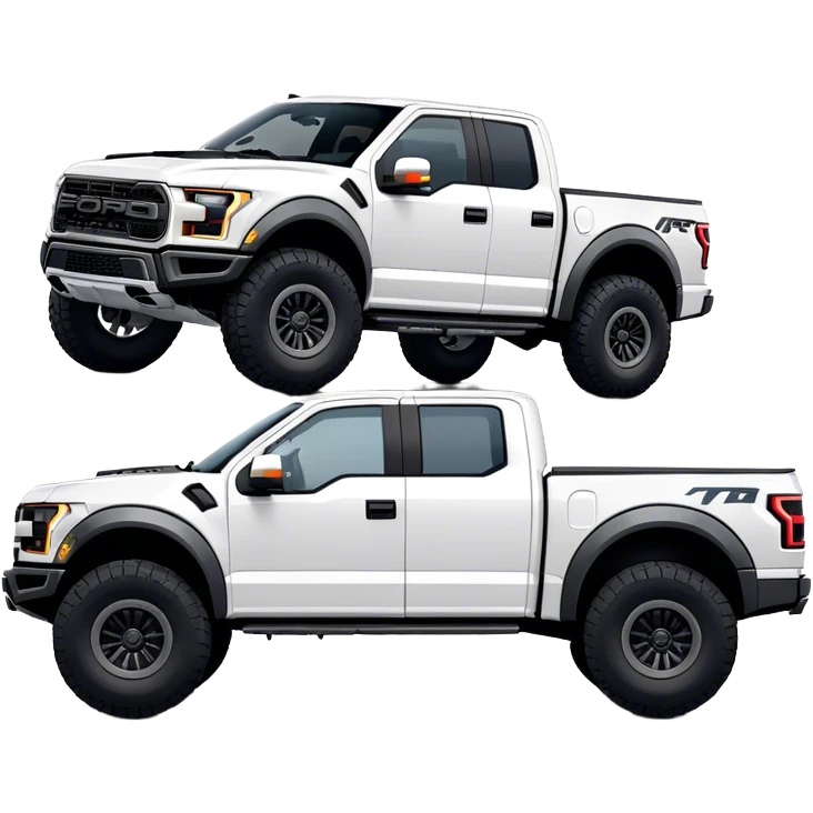 Ford f150 Raptor - Ford (Model Year: 2024) (Iconic colour: White) emoji ...