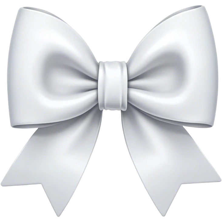 white bow emoji