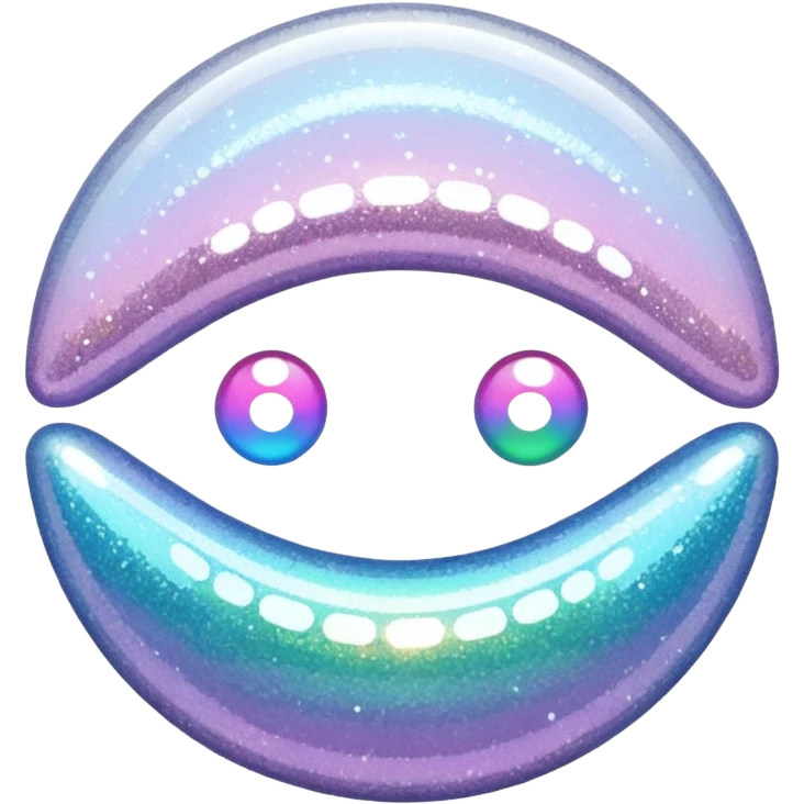Glitter White Infinite emoji