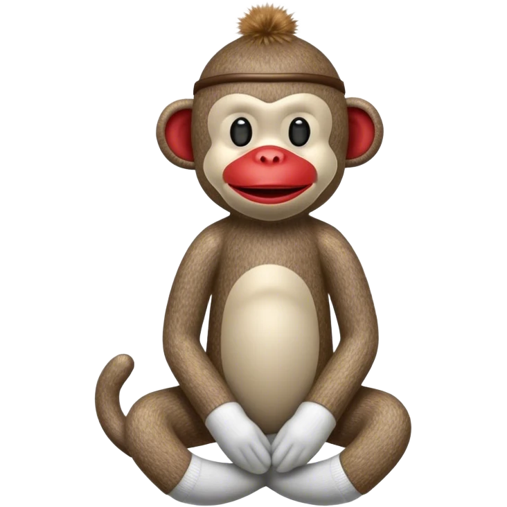 sock monkey emoji