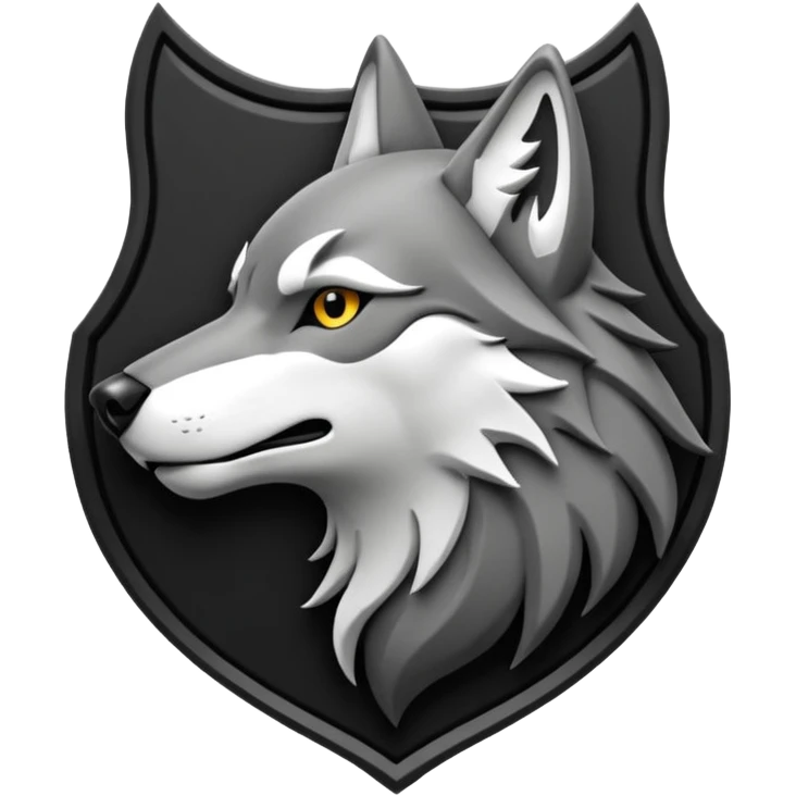 howling wolf crest emoji