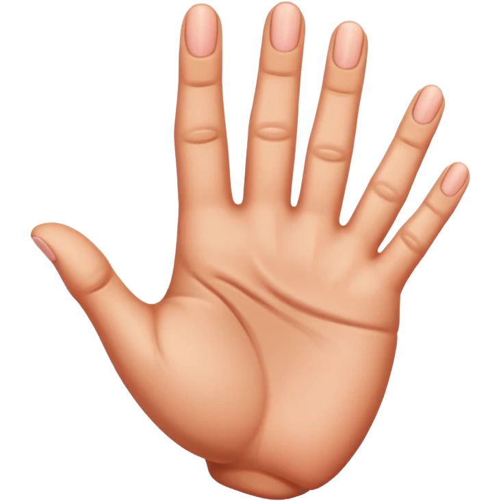 POINTING HAND emoji