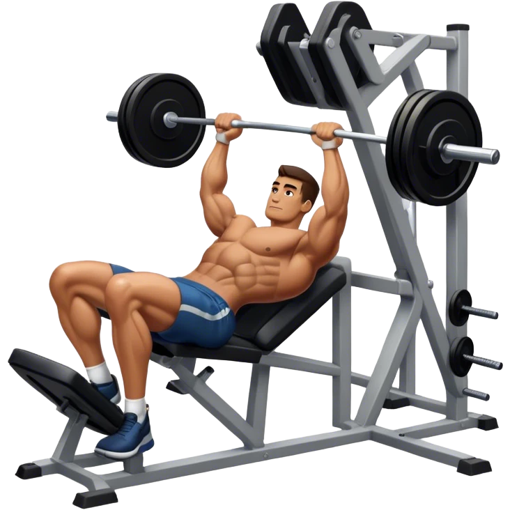 guy leg press machine emoji