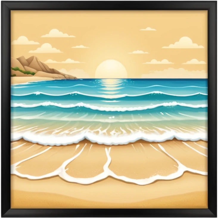 Sea beach emoji