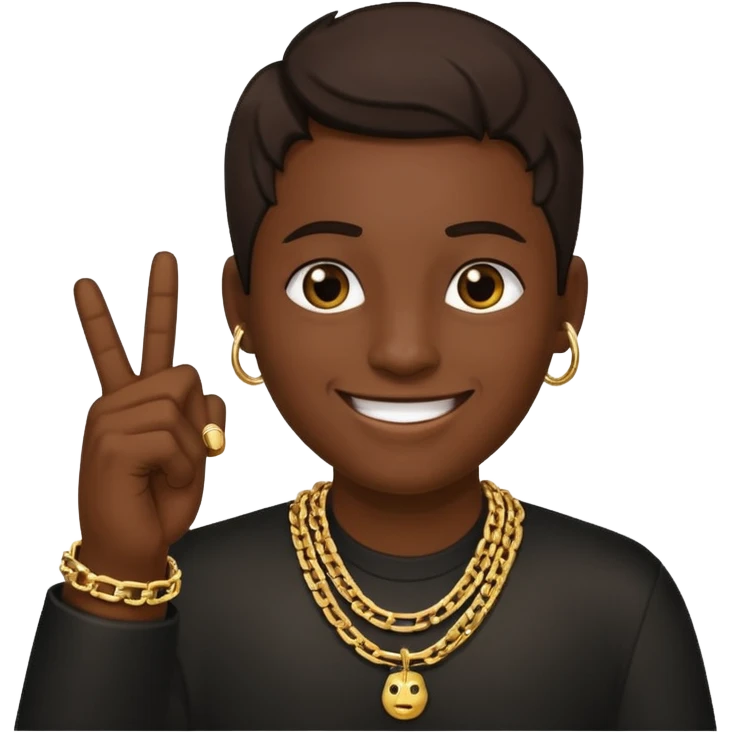 😊🖕🏽 emoji