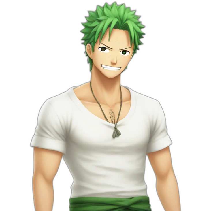 zoro amoureux one piece emoji