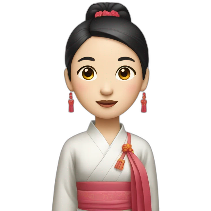 Chinese Dao Girl emoji